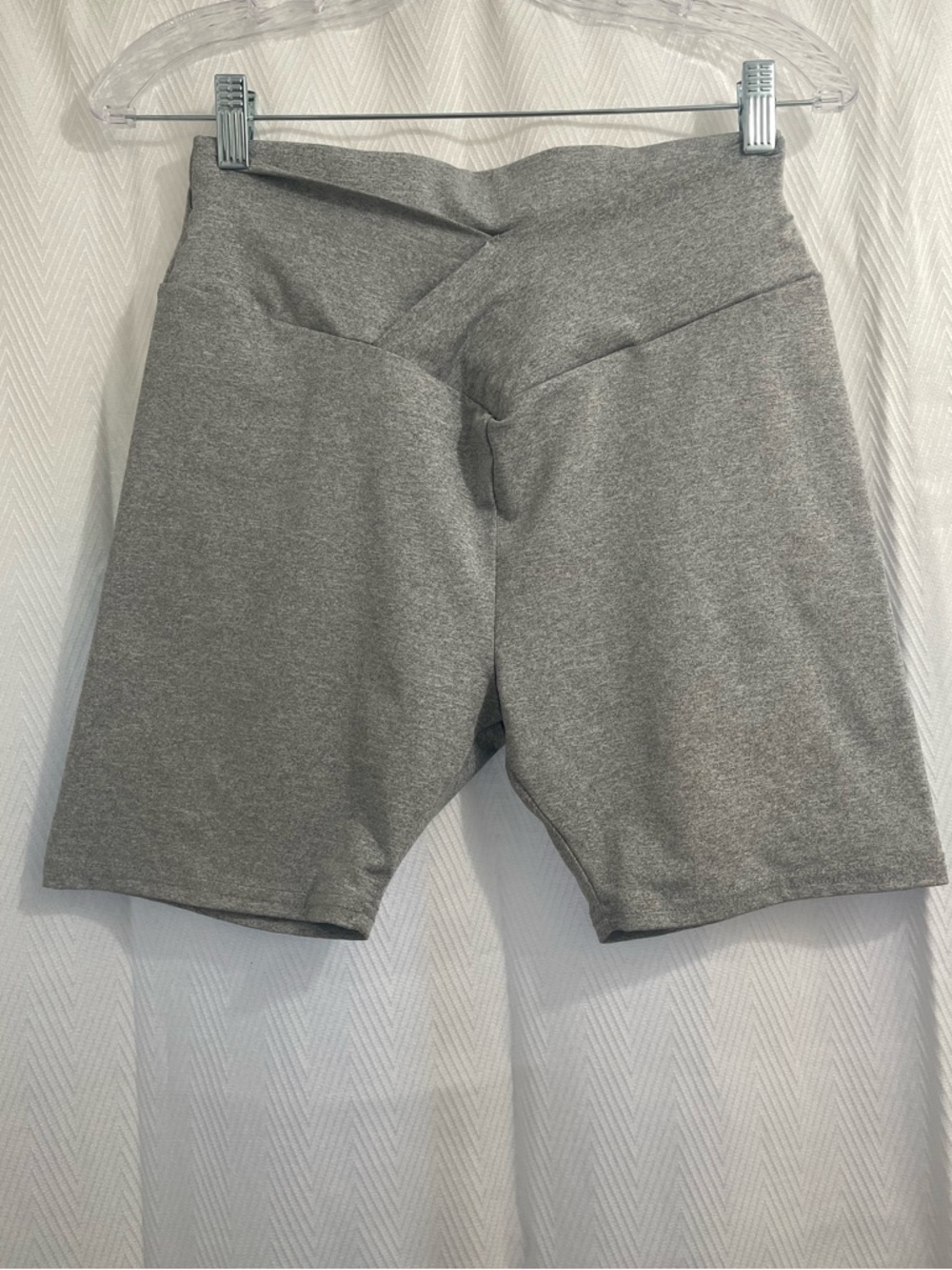 SHEIN Gray V-Waist Bike Shorts